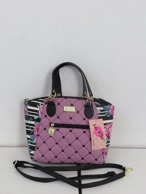 Betsey Johnson Quilted leather crossbody Handbag